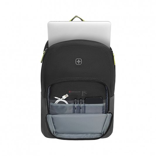 Молодежный рюкзак WENGER 611979 NEXT Crango, чёрный/антрацит, 27 л
