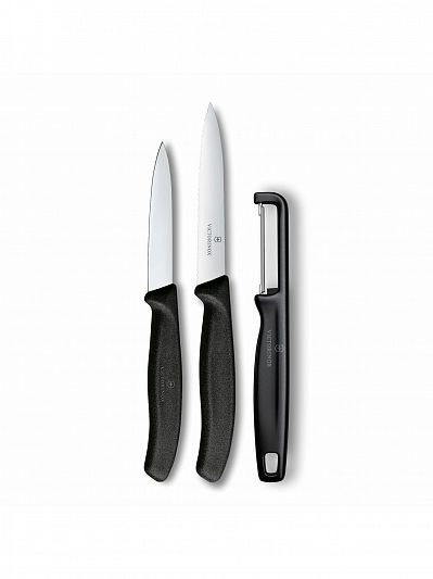 Набор ножей для овощей Victorinox Swiss Classic, 3 предмета, 6.7113.33 черный