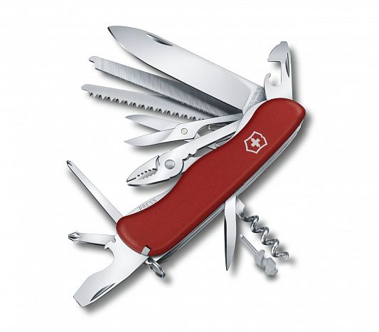 Нож складной Victorinox WorkChamp 0.8564 красный 21 функция