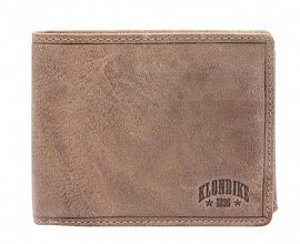 Бумажник KLONDIKE Rob KD1011-02 натуральная кожа коричневый 