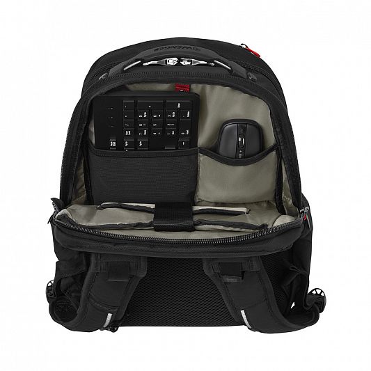Городской рюкзак WENGER Cosmic 653187, черный, 34 x 49 x 23 см, 30 л