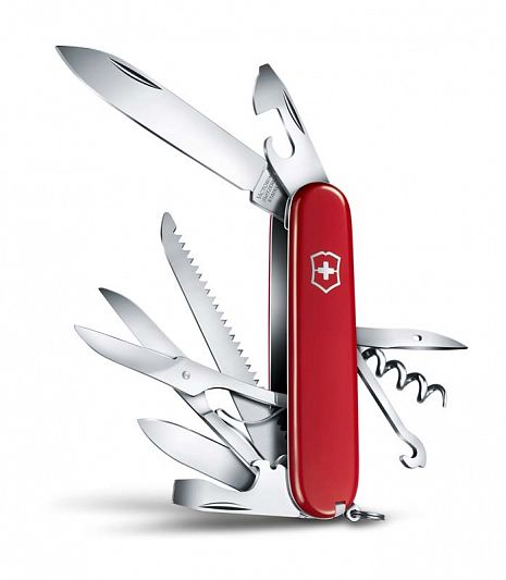 Нож складной Victorinox Huntsman красный 1.3713