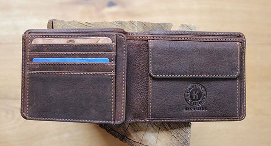 Бумажник KLONDIKE KD1007-01 Peter коричневый