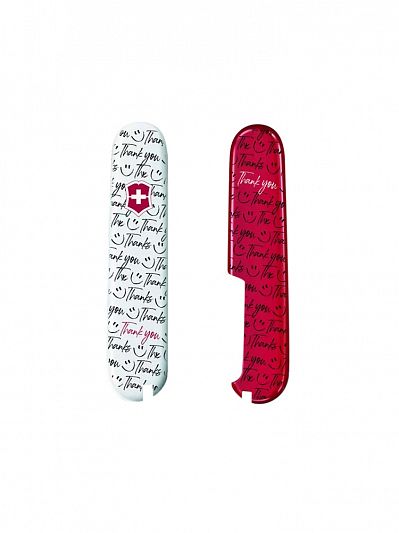 Набор накладок для ножей Victorinox 91 мм Thank You - Спасибо
