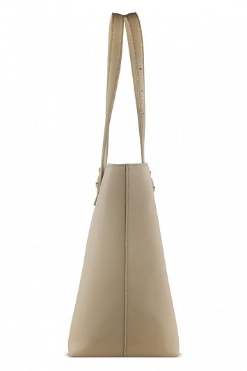 Бизнес-шоппер женский наплечный BUGATTI Luna, бежевый, полиуретан, 47 х 18 х 34 см 49586250