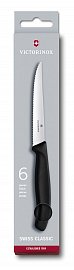 Набор из 6 ножей для стейков VICTORINOX SwissClassic 6.7233.6 черные 