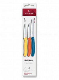 Набор ножей для овощей Victorinox Swiss Classic, 3 предмета, 6.7116.32C1 разноцветный 