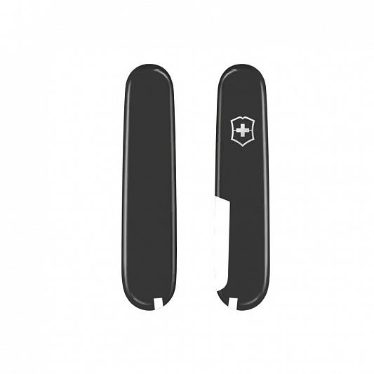 Набор ЗЕРКАЛЬНЫХ накладок для ножей Victorinox 91 мм черный
