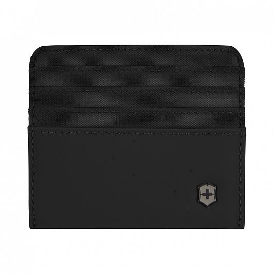 Портмоне для кредитных карт VICTORINOX Travel Essentials Card Holder, черное, полиэстер, 11х1x9 см 653369