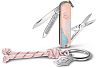 Нож брелок Victorinox 0.6223.E221 Classic SD Paris Style, розовый, 58 мм, 7 функций