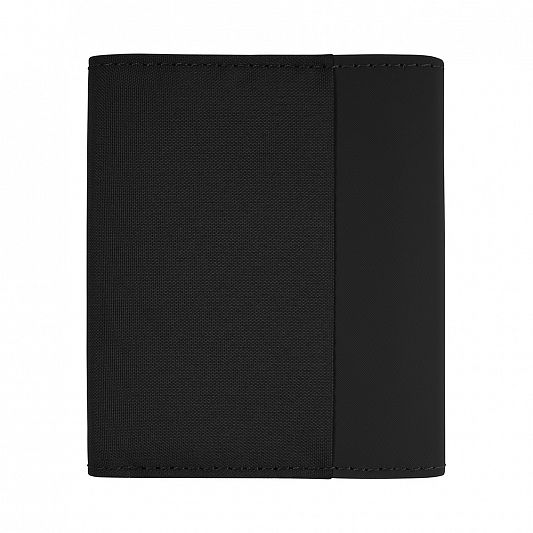 Бумажник VICTORINOX Travel Essentials Tri-Fold Wallet, чёрный, полиэстер, 9x2x10 см 653365
