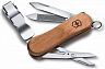 Нож-брелок Victorinox Nail Clip Wood 580 0.6461.63