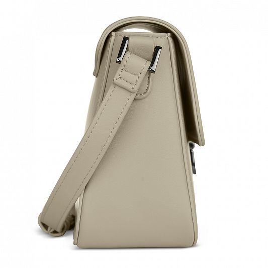 Сумка женская BUGATTI NELA, бежевая, полиуретан, 25х9х17,5 см 49384950