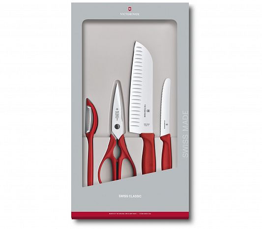 Кухонный набор VICTORINOX Swiss Classic 6.7131.4G красный 4 предмета