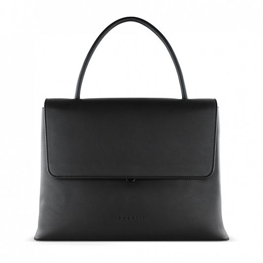 Сумка женская BUGATTI ILVA, черная, полиуретан, 35,5х15х28,5 см 49530201