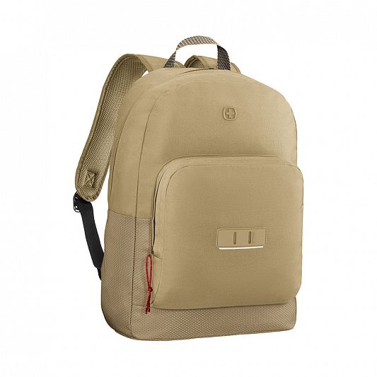 Рюкзак WENGER Crango 16", бежевый, переработанный ПЭТ/Полиэстер, 33х22х46 см, 27 л. 653180