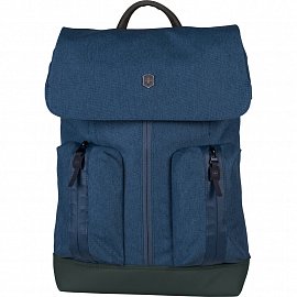 Рюкзак VICTORINOX 602145 Flapover Laptop Backpack синий 18 л  + Видеообзор 