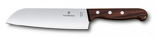 Нож сантоку VICTORINOX Rosewood лезвие 17 см 6.8500.17G