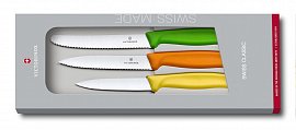 Набор из 3 ножей VICTORINOX 6.7116.31G Swiss Classic разноцветный 