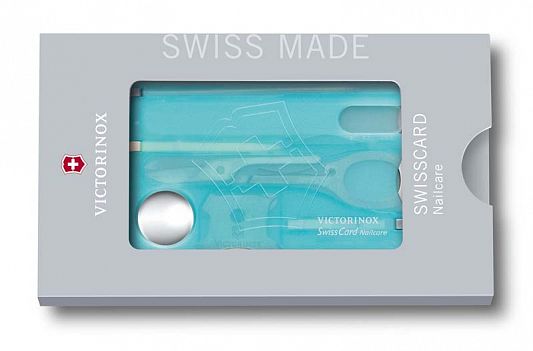 Швейцарская карточка Victorinox SwissCard Classic 0.7240.T21 Nailcare