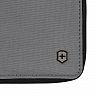 Бумажник VICTORINOX Travel Essentials Bi-Fold Wallet, с защитой от сканирования RFID, серый, полиэстер, 11x2x10 см 653364