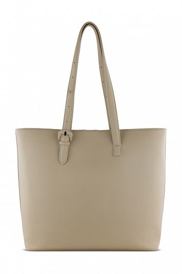 Бизнес-шоппер женский наплечный BUGATTI Luna, бежевый, полиуретан, 47 х 18 х 34 см 49586250