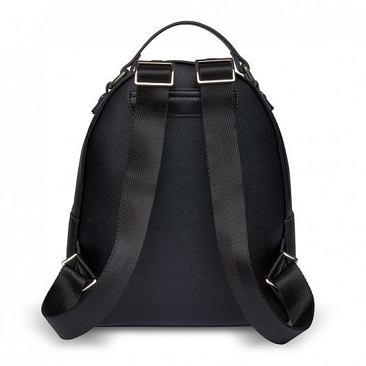Рюкзак женский BUGATTI Ella, черный, полиуретан, 24х11,5х28 см 496630S01