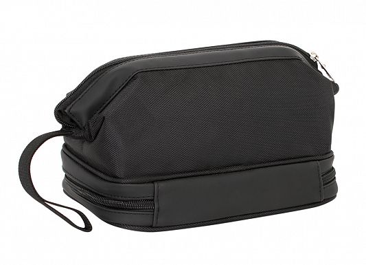 Несессер SWISSGEAR, чёрный, полиэстер, ПВХ, 1680D, 31х17х16 см
