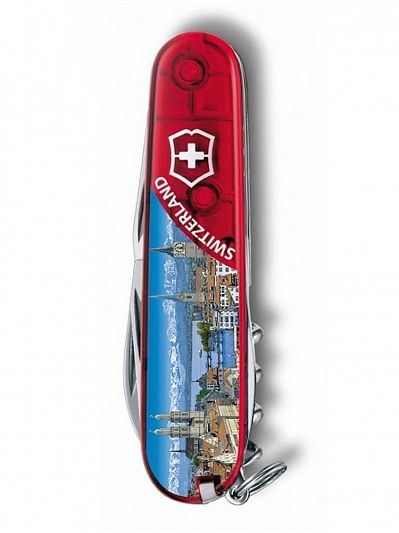 Нож складной VICTORINOX Climber Zurich 1.3703.TE5 красный 14 функций