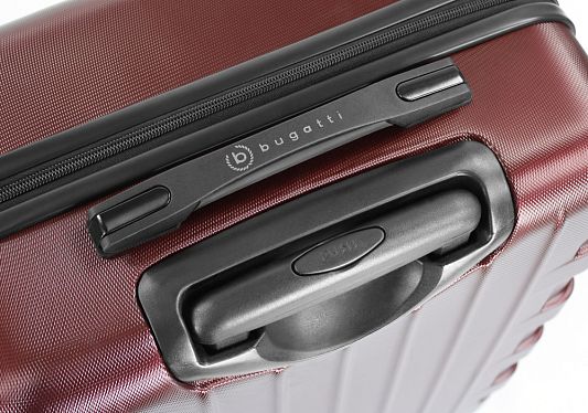 Чемодан BUGATTI Galatea, красный, поликарбонат / АБС-пластик, 46х27,5х67 см, 64,43 л 49709516