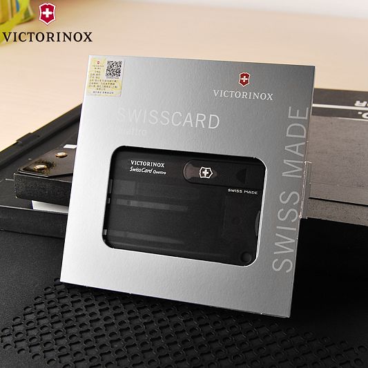 Швейцарская карточка VICTORINOX SwissCard Quattro 0.7233.T3 14 функций