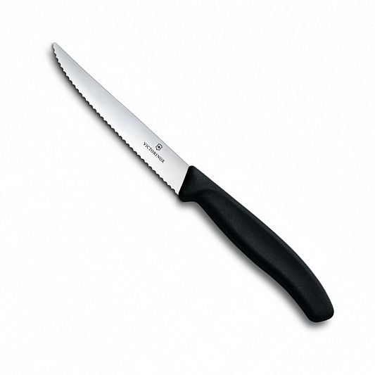 Нож для стейка VICTORINOX SwissClassic 6.7233.20 серрейтор черный 11 см