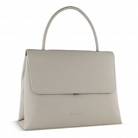 Сумка женская BUGATTI ILVA, бежевая, полиуретан, 35,5х15х28,5 см 49530250 