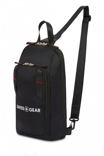 Облегченный однолямочный рюкзак SWISSGEAR 3992202550 черный 4 л