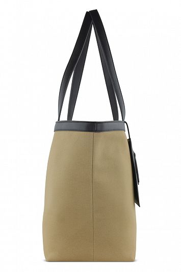 Сумка-тоут женская средняя BUGATTI Elena, песочная, канвас, полиуретан, 48 x 20 x 30 см 49598145