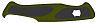 Накладка передняя для ножей VICTORINOX 130 мм C.9534.C1 зеленая