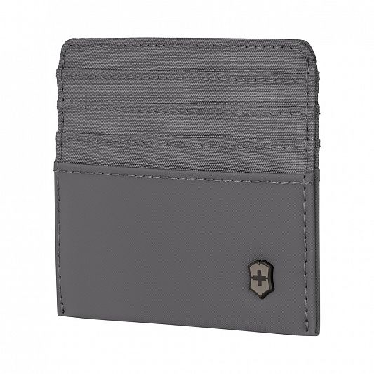 Портмоне для кредитных карт VICTORINOX Travel Essentials Card Holder, серое, полиэстер, 11х1x9 см 653370