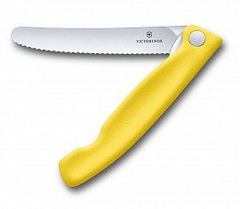 Складной нож для овощей Victorinox Swiss Classic 6.7836.F8B желтый 
