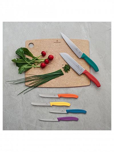 Нож для очистки овощей Victorinox Swiss Classic прямое лезвие 10 см, синий, 6.7702.C1