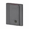 Бумажник VICTORINOX Travel Essentials Tri-Fold Wallet, серый, полиэстер, 9x2x10 см 653366