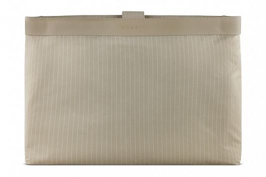 Бизнес-шоппер женский наплечный BUGATTI Luna, бежевый, полиуретан, 47 х 18 х 34 см 49586250