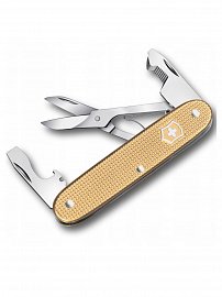 Мультитул Victorinox Companion Slim Alox 0.8170.28, 93 мм, 6 функций, золотистый 