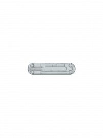 Накладка задняя под ручку для ножей VICTORINOX 58 мм C.6307.T4 серебристая 