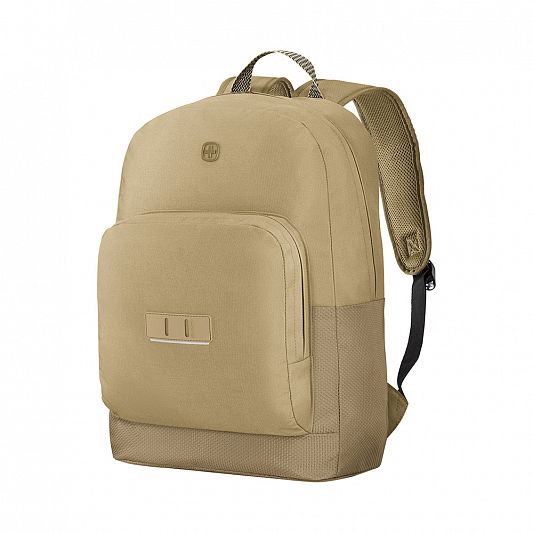 Рюкзак WENGER Crango 16", бежевый, переработанный ПЭТ/Полиэстер, 33х22х46 см, 27 л. 653180