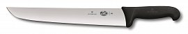 Нож мясника / нож для забоя VICTORINOX Fibrox с лезвием 36 см, чёрный 5.5203.36 