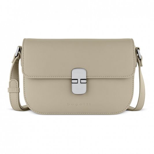 Сумка женская BUGATTI NELA, бежевая, полиуретан, 22х8х15,5 см 49384850
