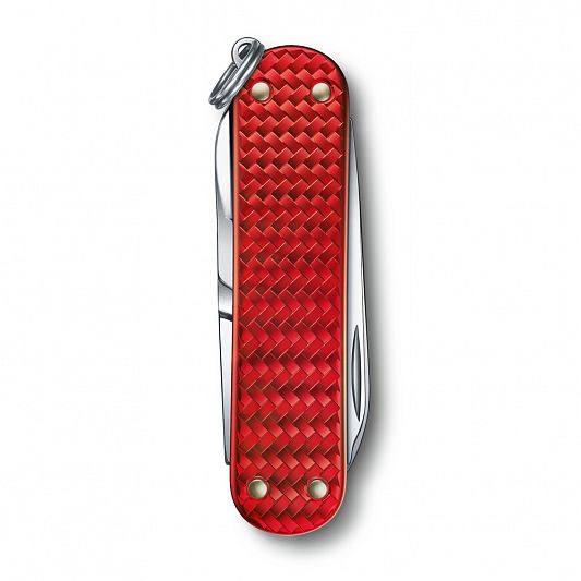 Нож-брелок VICTORINOX Classic SD Precious Alox "Iconic Red" 0.6221.401G