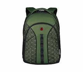 Стильный рюкзак WENGER Sun 610212 зеленый со светоотражающим принтом 27 л  + Видеообзор 