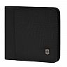 Бумажник VICTORINOX Travel Essentials Bi-Fold Wallet, с защитой от сканирования RFID, чёрный, полиэстер, 11x2x10 см 653363