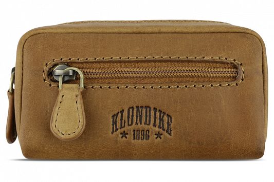 Ключница KLONDIKE RUSH «Harvey», натуральная кожа в коньячном цвете, 11 х 5,5 х 3,5 см KD1300-04